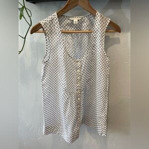 Women’s 100% cotton made in India button up sleeveless top size S